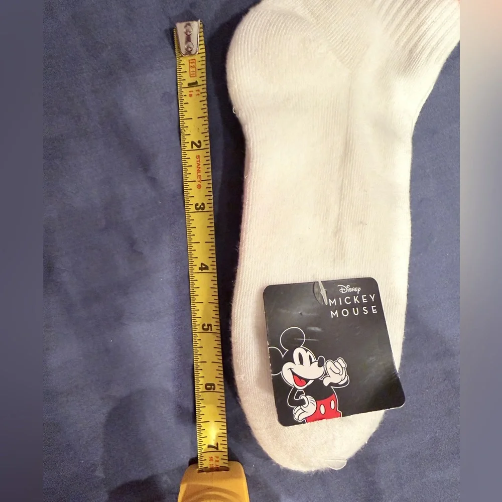 BNWT Disney x Forever 21 Black and Orange Striped Varsity Mickey Mouse Socks